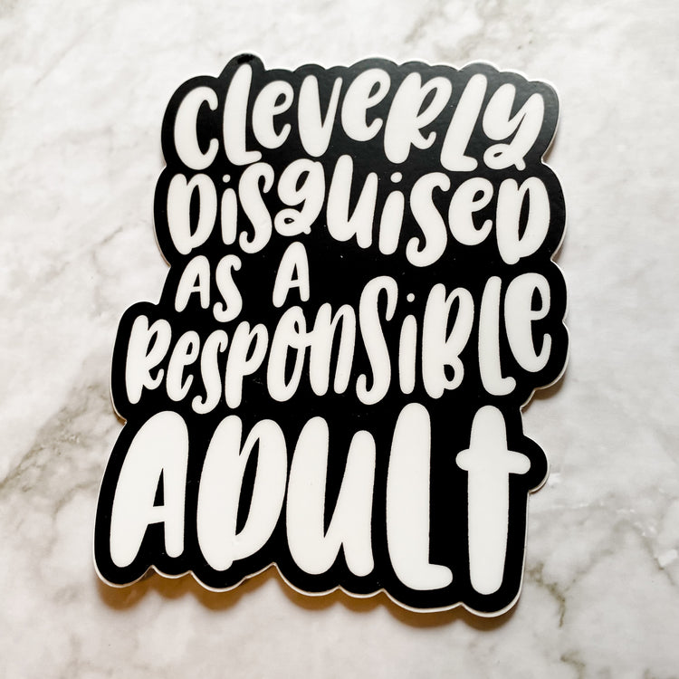 Clever Disguise Sticker