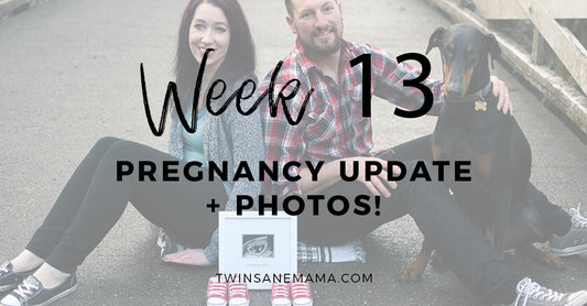Twin Pregnancy Announcement Photos (+13 Week Update)