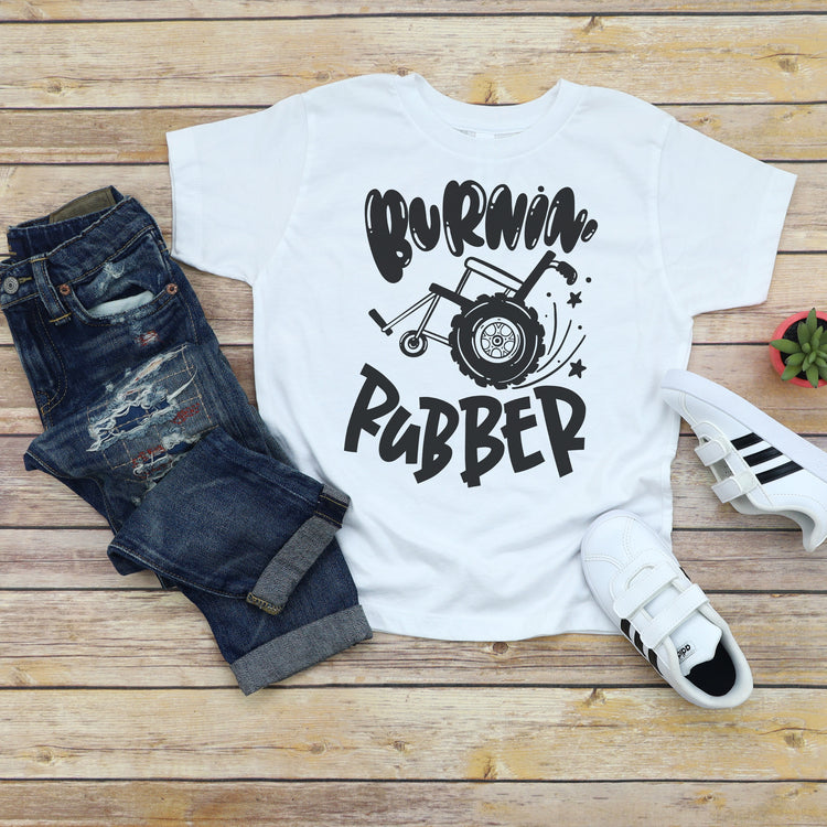 Burnin' Rubber - Toddler + Youth T-Shirt